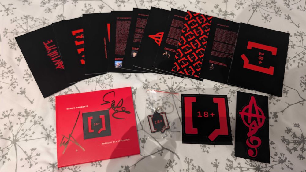 Sarius x Pawbeats - Rozmowy Dla Dorosłych CD (preorderowy zestaw LTD)