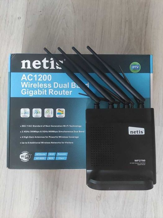 Роутер маршрутизатор NETIS AC 1200 WF 2780 1000 мбит Б/у