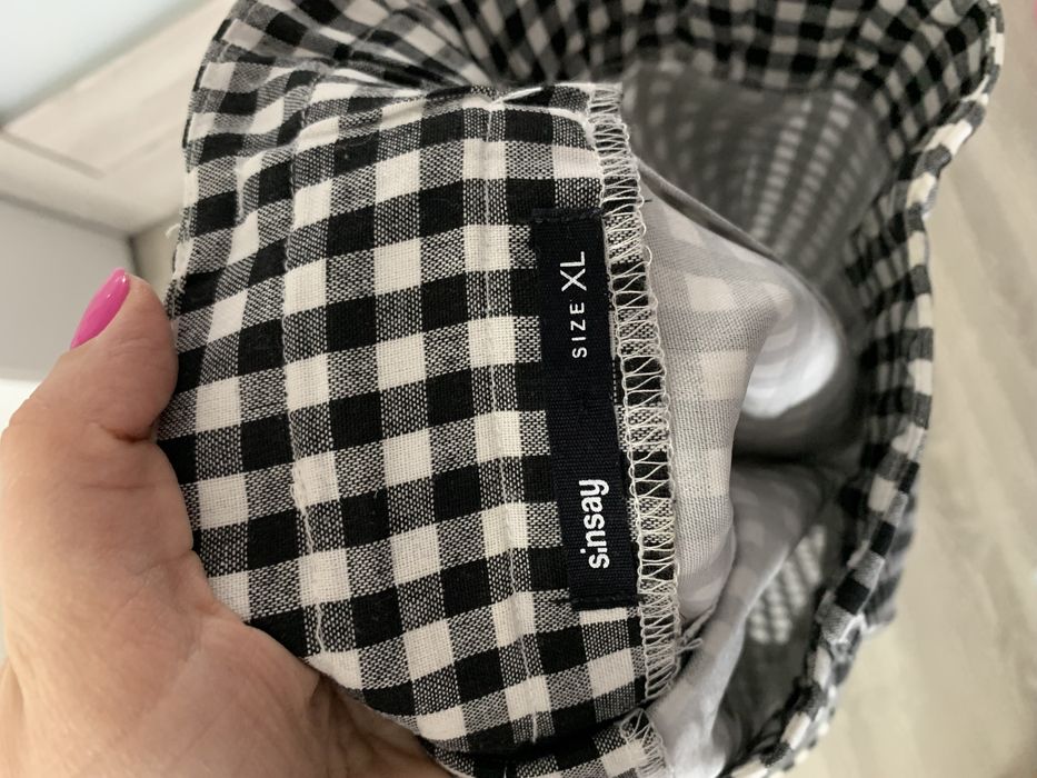 Spódnica pepitka sinsay XL