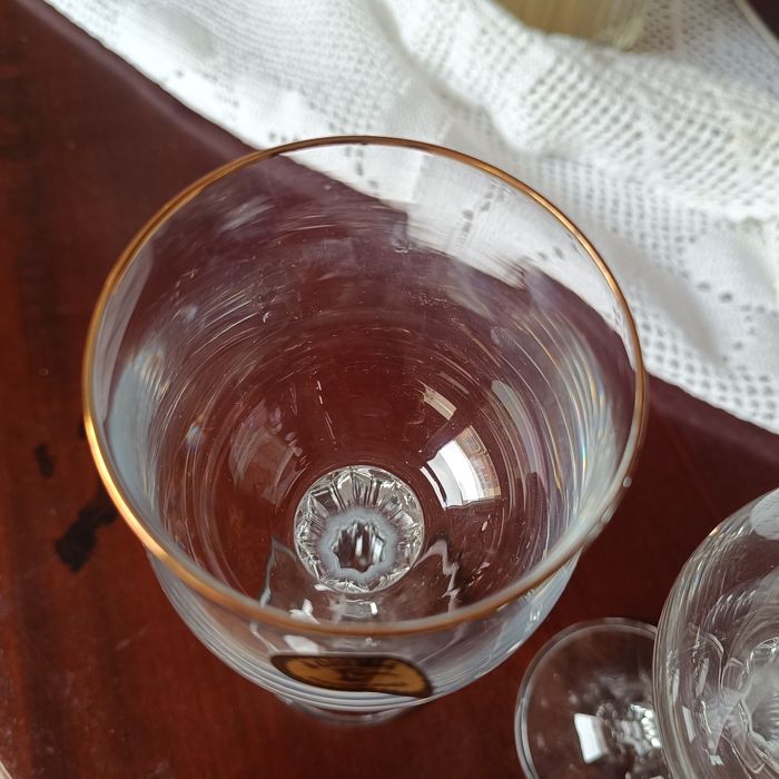 12 copos cristal boémia