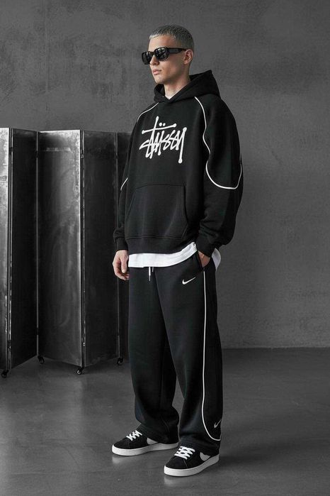 Чоловічий спортивний костюм оверсайз (худі + штани)