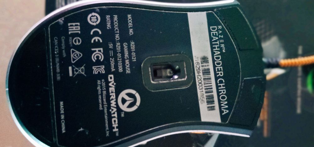 Мышь Razer DeathAdder Elite Overwatch