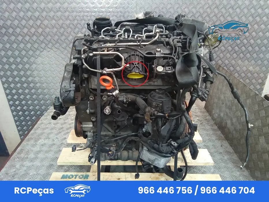 Motor completo VW Volkswagen CBA 2.0 TDI 16V 140cv CBD Bosch