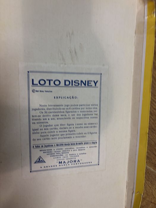 Loto vintage disney