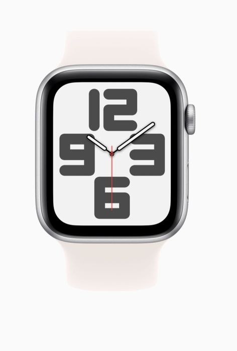 Apple Watch GPS, Caixa em alumínio prateado de 44 mm com Bracelete