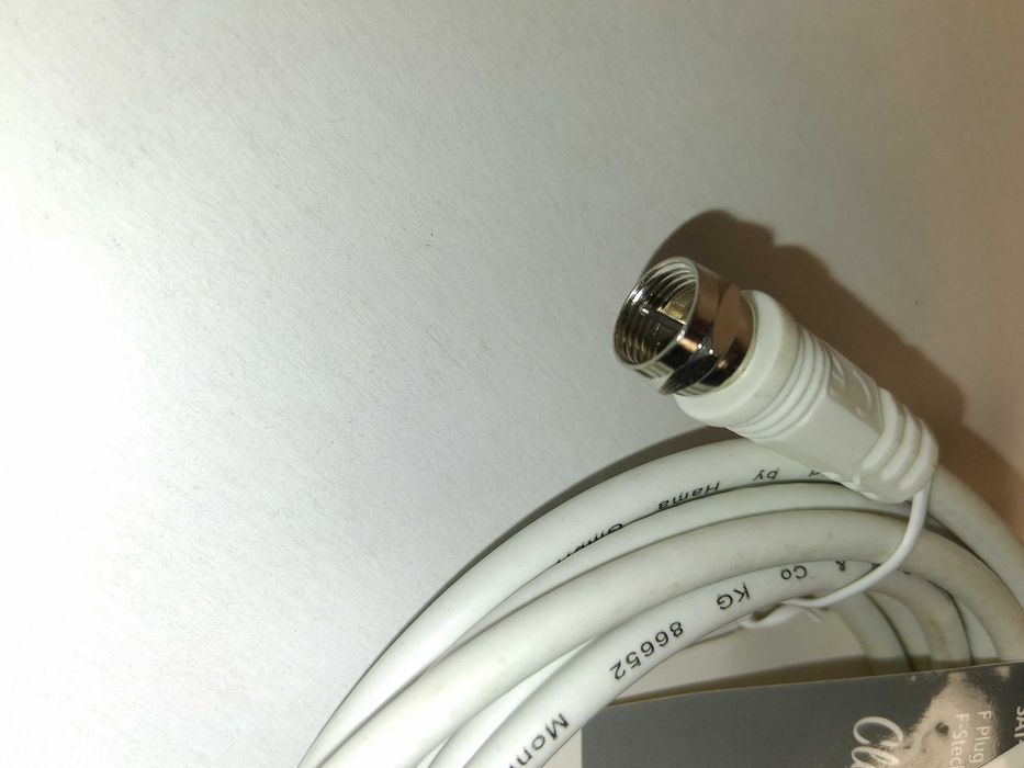 N114 Kabel Antenowy Satelitarny Hama F-Plug - F-Stecker 3m ClassicLine