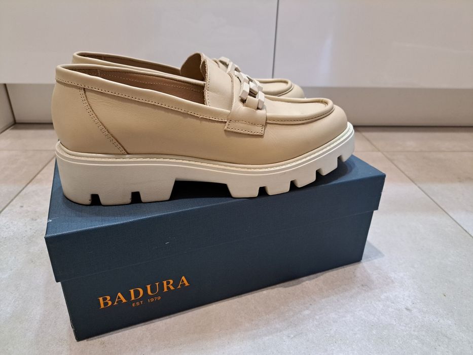 Półbuty skórzane Badura