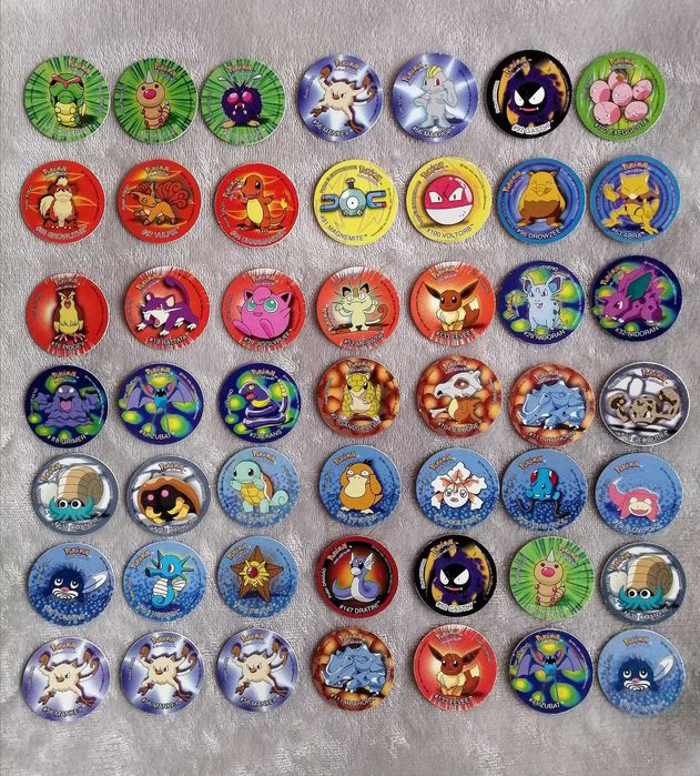 Mais de 130 Tazos Pokémon Matutano | Mint/Near Mint | Diversas Séries