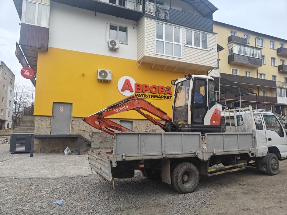 Послуги міні-екскаватора 3т та 6т ,Самоскида