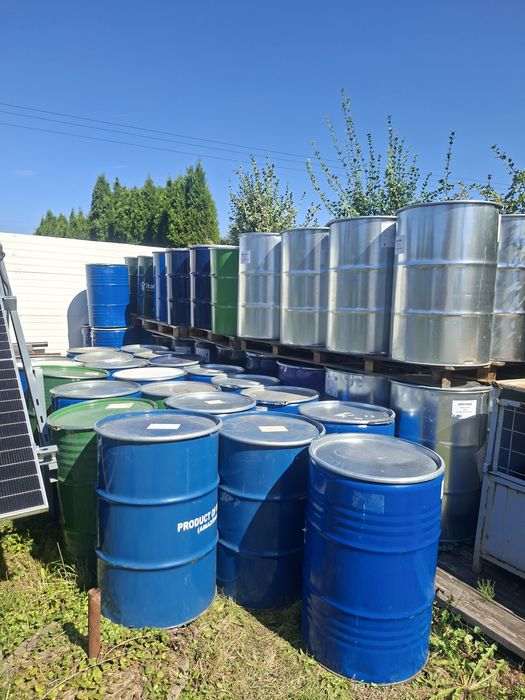 Beczki metalowe spożywcze 220 litrów.