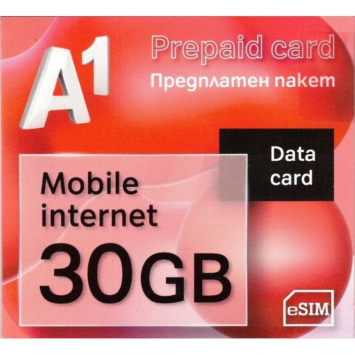 Karta esim internet Bułgaria no limit nieograniczony internet 35GB