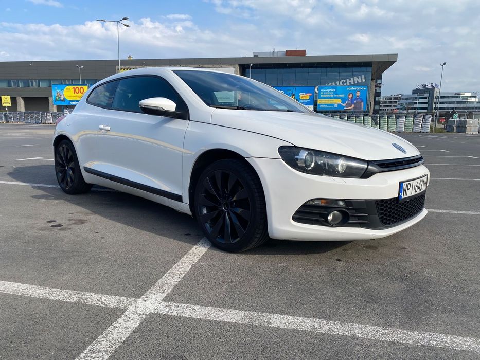 Volkswagen Scirocco VOLKSWAGEN SCIROCCO 1.4 TSI 160 KM DSG 7, pod dużym serwisie, sprawny