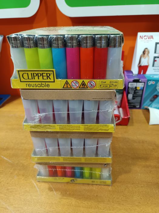 Isqueiros Clipper  cores variadas