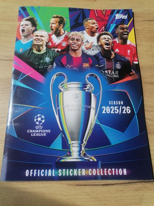 Album naklejkowy champions league.