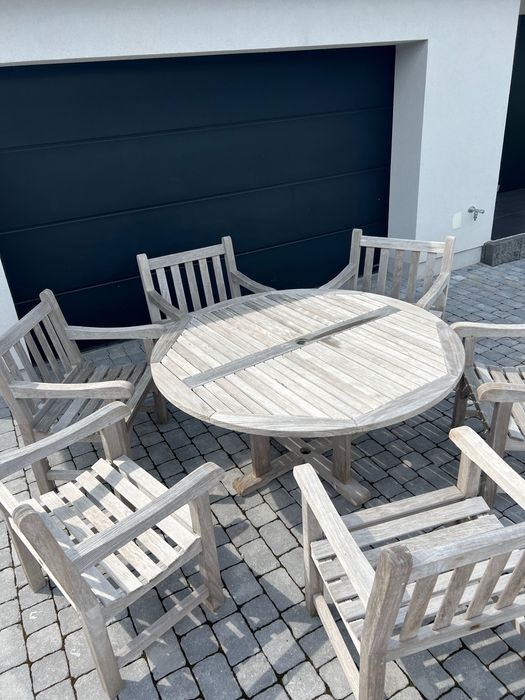 Meble tarasowe Gloster Bristol -drzewo egzotyczne