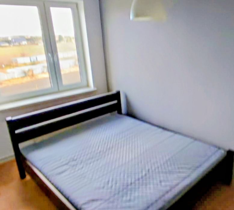 Łóżko szerokie z materacem 170 x 200 cm