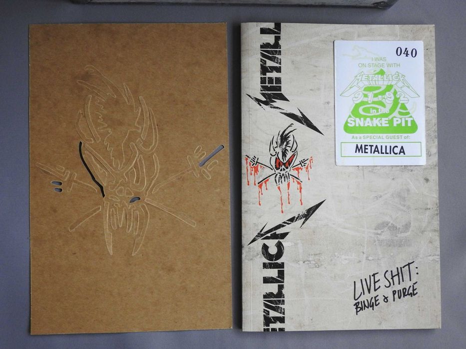 Metallica Live Shit: Binge & Purge 1993 Box коллекционный 3CD 3VHS M