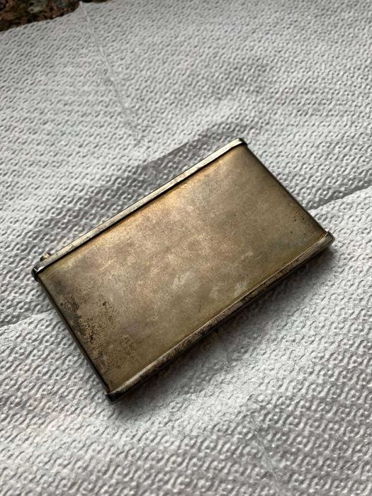 Пудренница серебряная, 875 пробы, СССР, 30-е годы ХХ столетия.