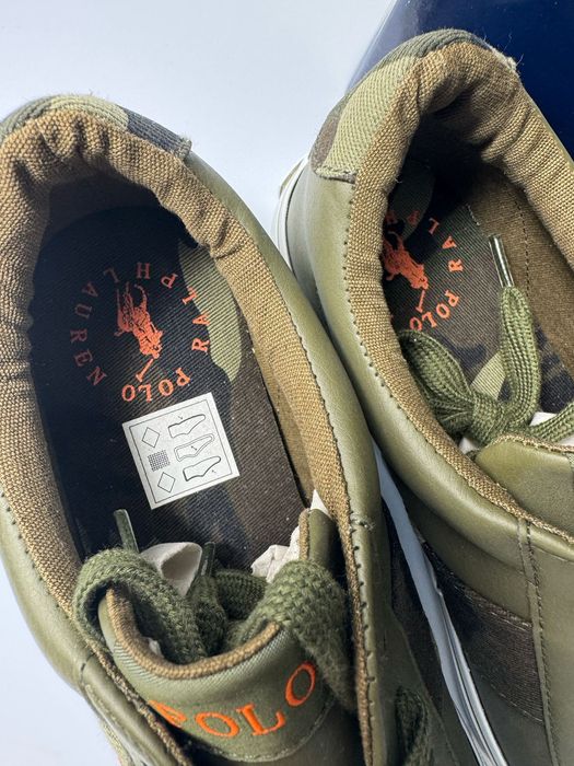 Nowe sneakersy męskie POLO RALPH LAUREN zielone oliwkowe 40