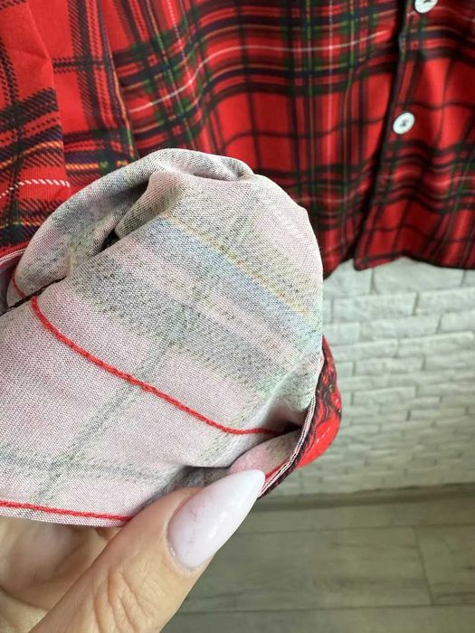 Мужская пижама в клетку.Чоловіча піжама в клітинку