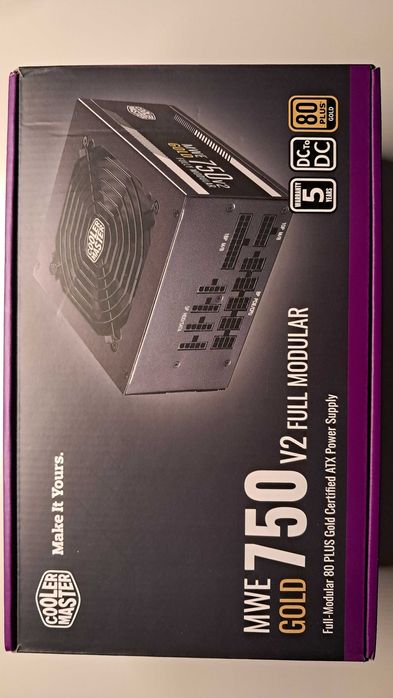 PSU COOLER MASTER MWE Gold 750W V2 Full Mudular 80 plus Gold