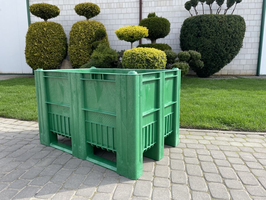 Skrzyniopaleta skrzyniopalety Monolit palox 120x80 3 płozy