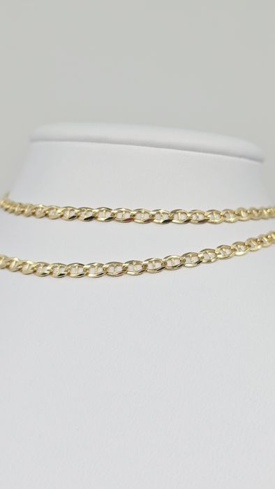 Złoty łańcuszek splot Gucci próba 585 14k
