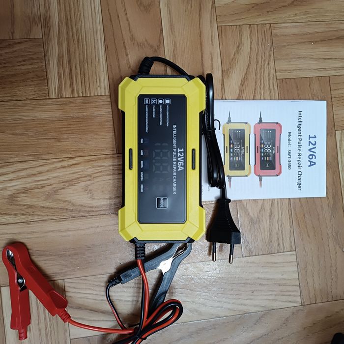 Зарядное устройство 12V 6A LiFePO4 для авто и мото НОВОЕ Импульсное