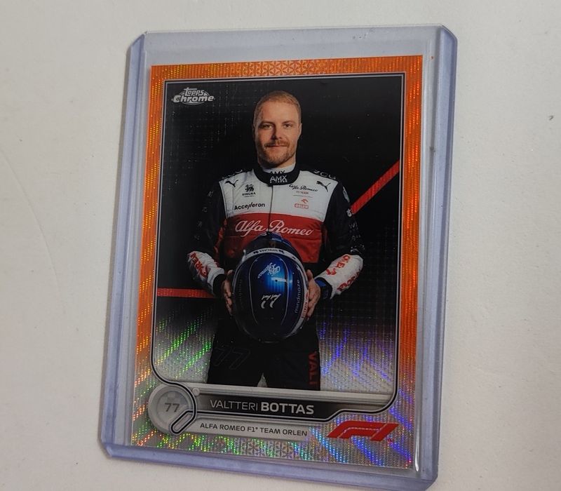 12 Cartas Topps Chrome F1 + 3 Numeradas