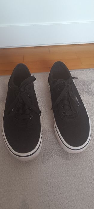 Trampki Sprandi r. 37, czarne buty sportowe, tenisówki, 24 cm