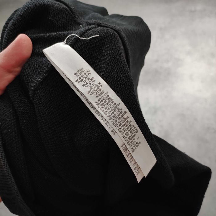 MĘSKA Bluza PREMIUM Czarna Duże Logo Rękaw Bawełna Elegancka Casual