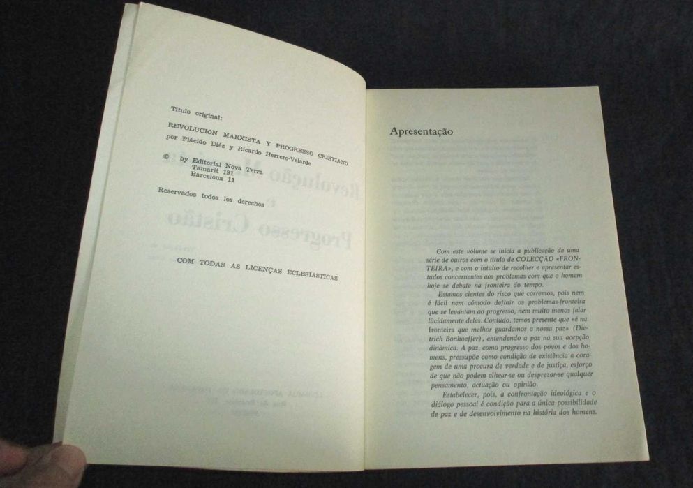 Livro Revolução Marxista e Progresso Cristão