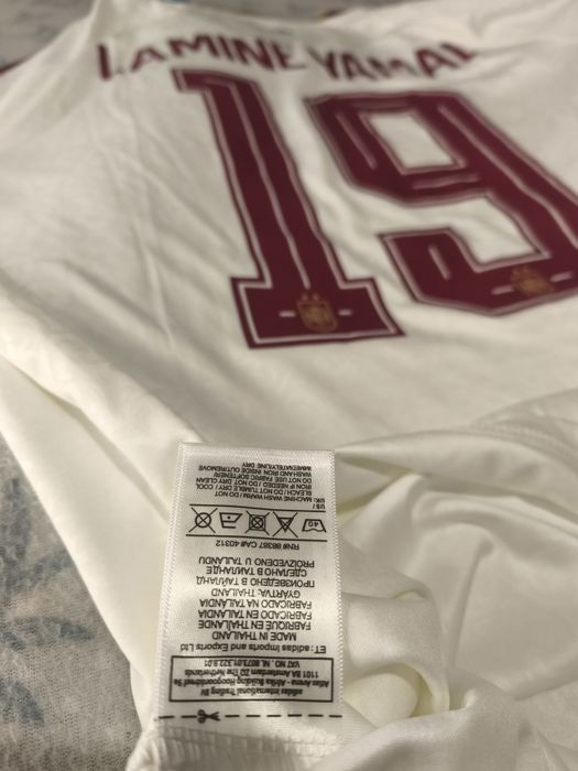 Camisola futebol branca 19 - tam. XL2XL