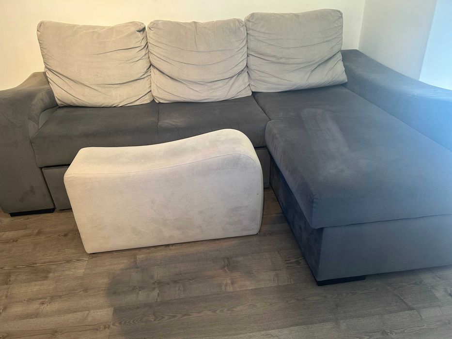 Sofá com chaise Longue