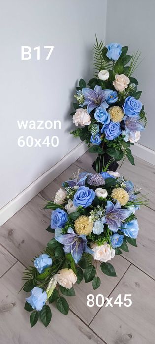 Stroik na cmentarz kompozycja kwiatowa