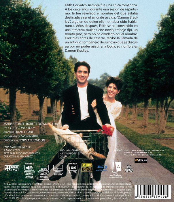 Solo tu/Só Tu (Blu-Ray)-Importado