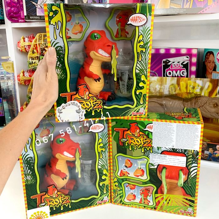 Іграшка Simba Динозавр Т-Ротз зі слаймом