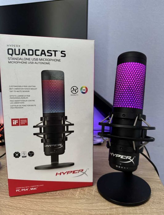 hyperx quadcast s - купити комп'ютери та комплектуючі - Ціна на OLX.ua