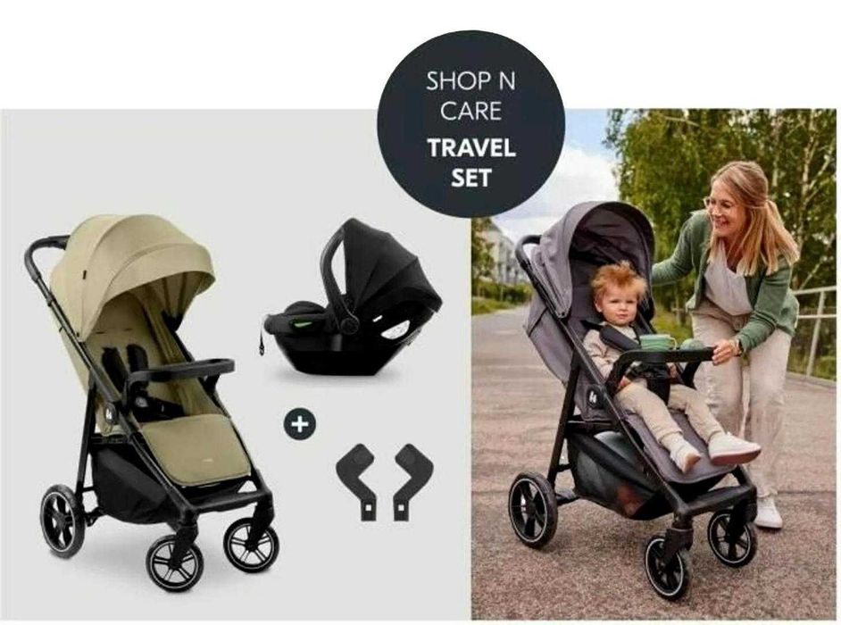 Wózek Hauck Shop n Care Travel 3w1 isofix Olive