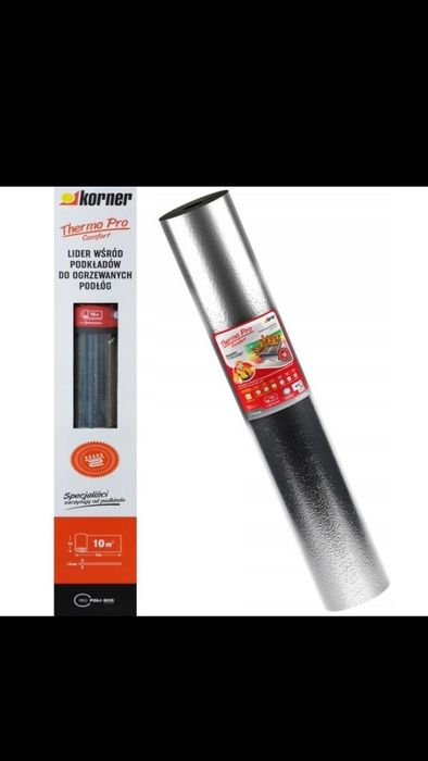 Podkład pod panele podłogowe KORNER THERMO PRO COMFORT 1,5mm 0,006m²/W