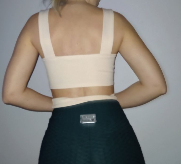 Bralet/ top Pudrowy róż