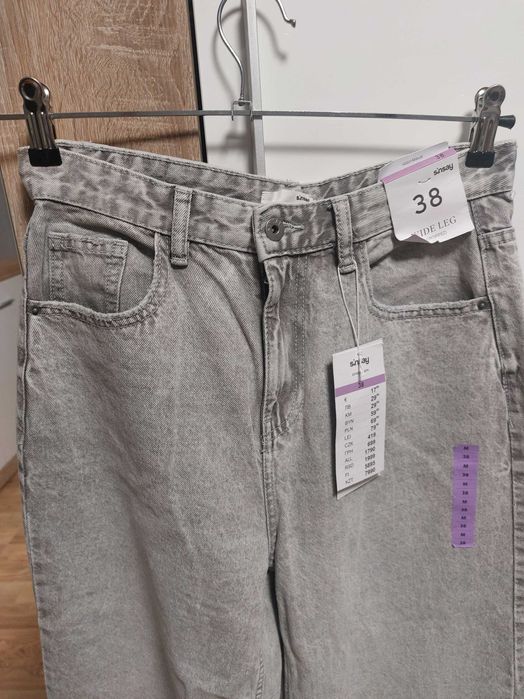 Spodnie jeansowe wide leg Sinsay rozmiar 36