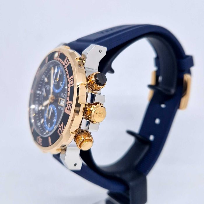 Акція Paul Picot Yachtman III Chronograph P1127. сталь золото