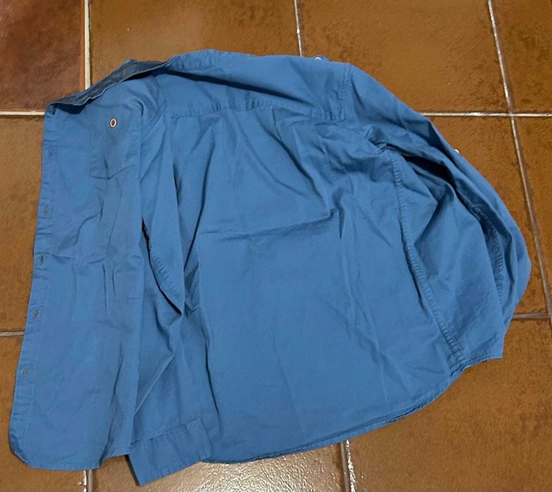 Camisa Azul ZY BOY 13/14 Menino