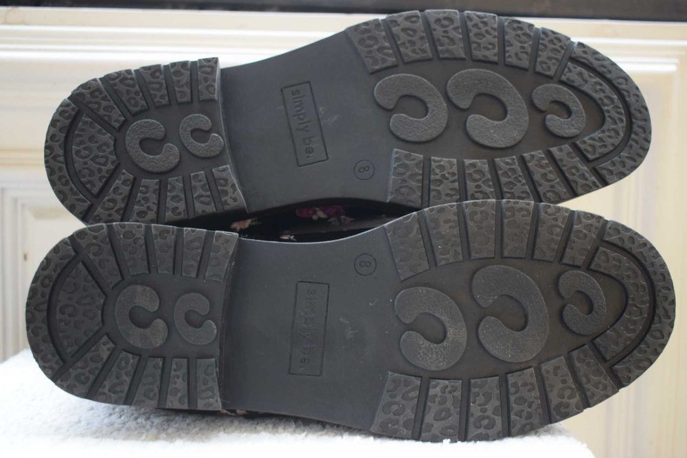 ботинки челси ботильоны на широкую Simply be р. 8 E 27.8 см