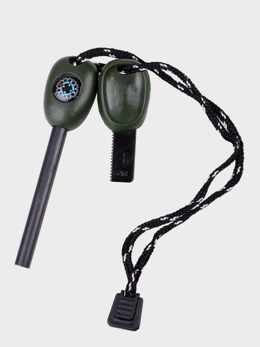 Krzesiwo Magnezowe z kompasem i gwizdkiem