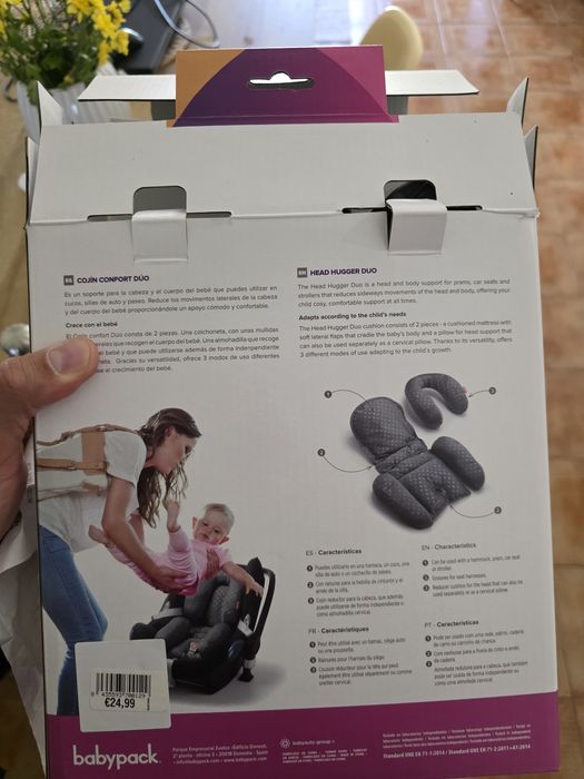 Babypack, redutor de cadeira