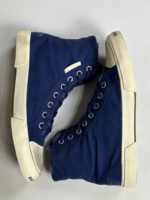 Balenciaga Paris Blue shoes кеди кросівки кроссовки сині 44 43 42 41