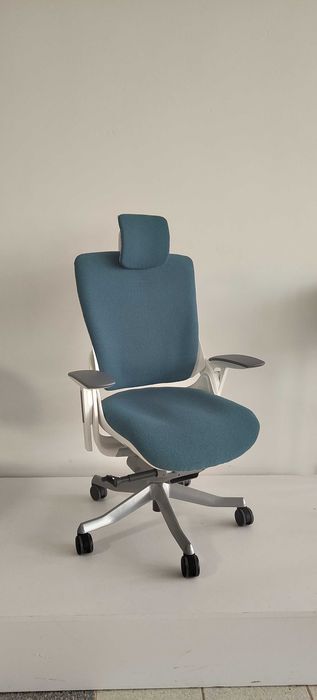 Fotel biurowy, ergonomiczny, regulowany, krzesło do biura, biurka WAU TKANINA PL | WYPRZEDAŻ EKSPOZYCJI