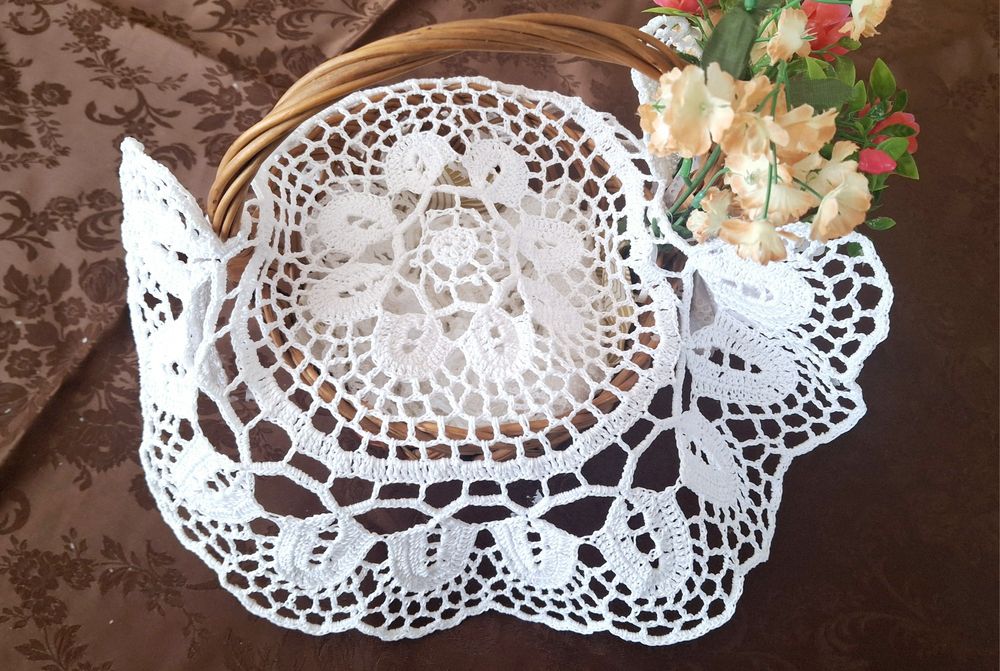 Serwetka na koszyk Wielkanocny Handmade